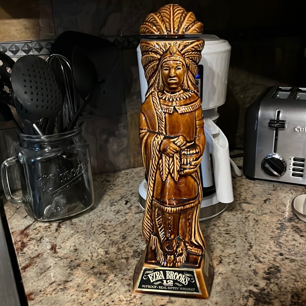 Ezra brooks decanter
